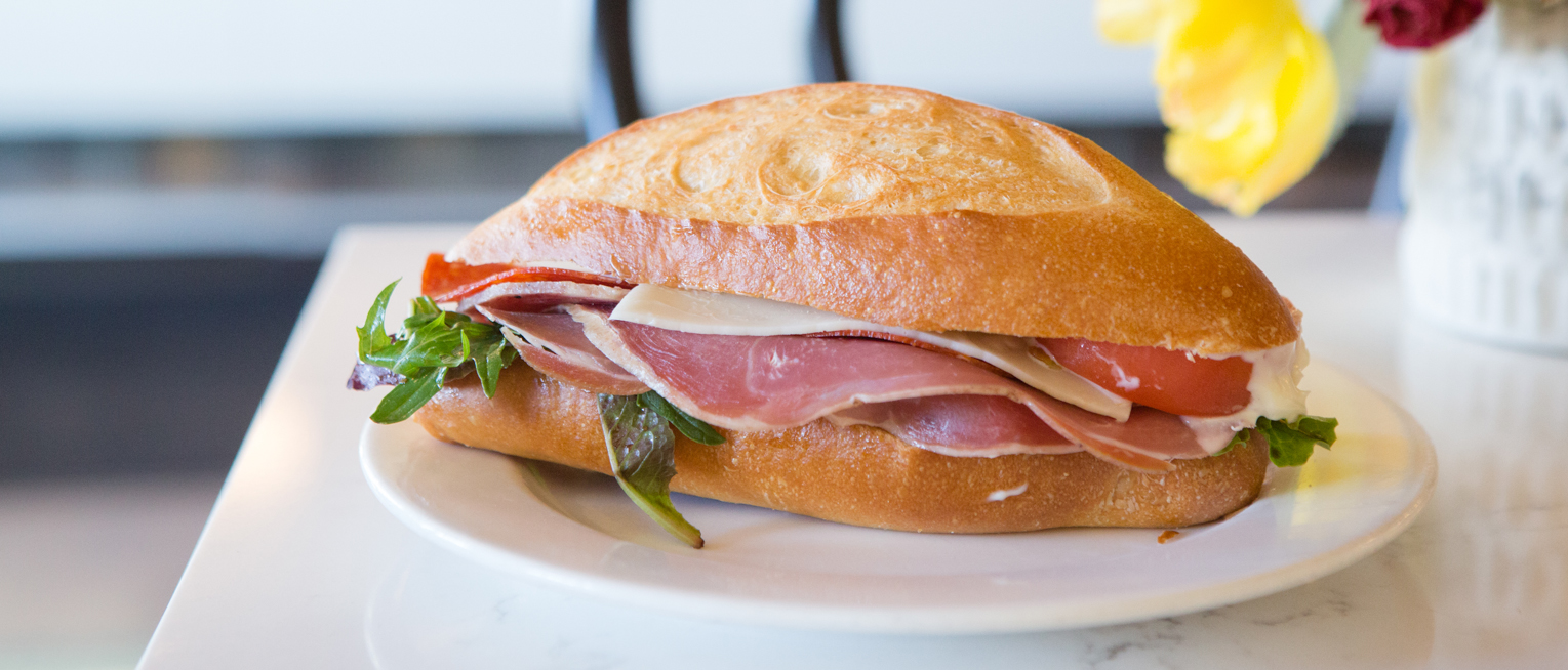 Salame Trio on white plate
