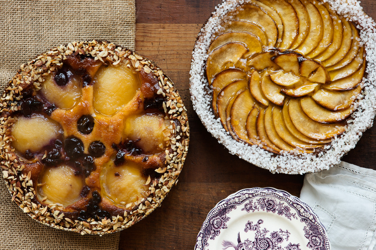 Apple and pear tarts